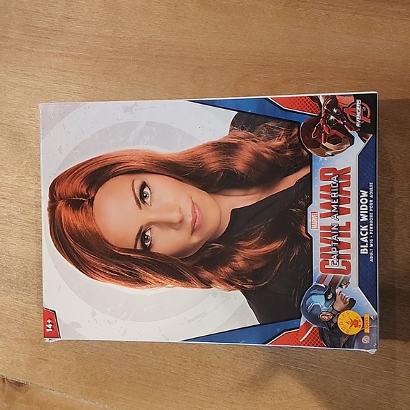 Rubies Marvel Civil War. Captain America Black Widow Red Adult Wig - Picture 1 of 4